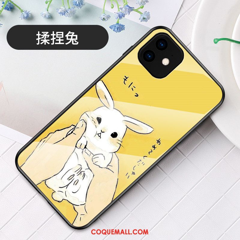 Étui iPhone 11 Incassable Téléphone Portable Dessin Animé, Coque iPhone 11 Charmant Lapin