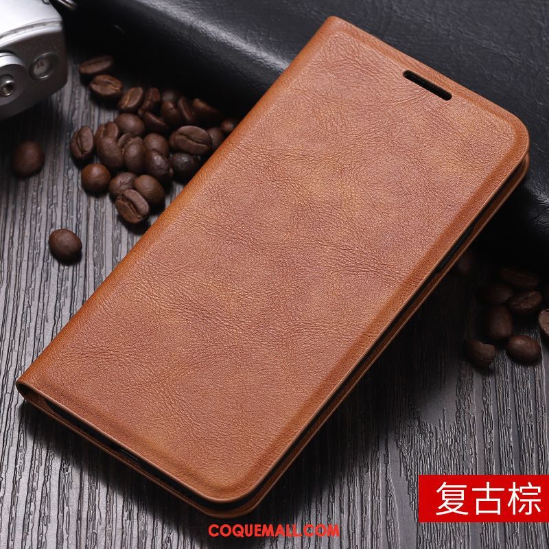 Étui iPhone 11 Marque De Tendance Très Mince En Cuir, Coque iPhone 11 Téléphone Portable Tout Compris Braun