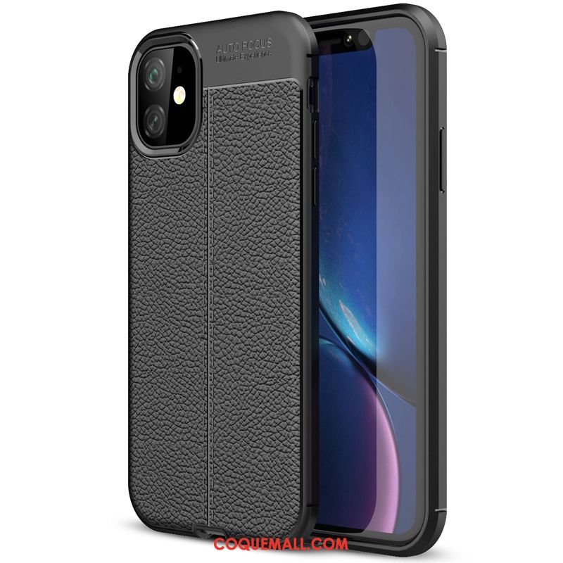 Étui iPhone 11 Modèle Fleurie Tout Compris Fluide Doux, Coque iPhone 11 Téléphone Portable Litchi