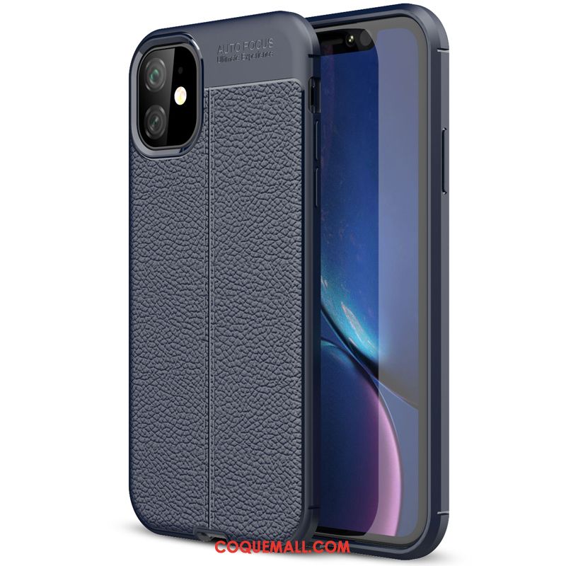 Étui iPhone 11 Modèle Fleurie Tout Compris Fluide Doux, Coque iPhone 11 Téléphone Portable Litchi