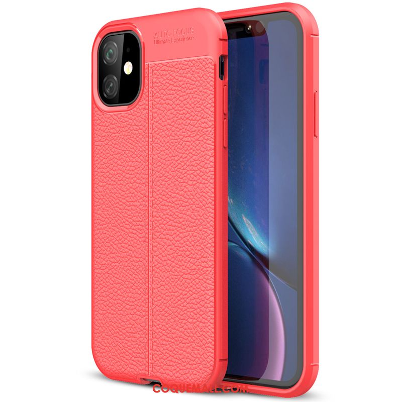 Étui iPhone 11 Modèle Fleurie Tout Compris Fluide Doux, Coque iPhone 11 Téléphone Portable Litchi