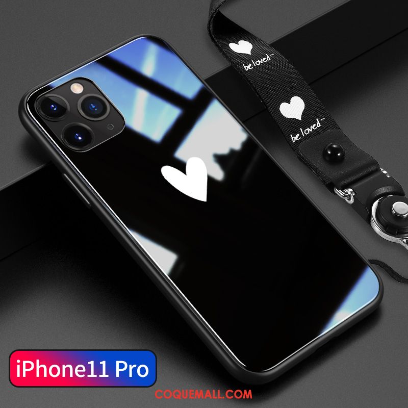 Étui iPhone 11 Pro Amour Tout Compris Silicone, Coque iPhone 11 Pro Tendance Noir