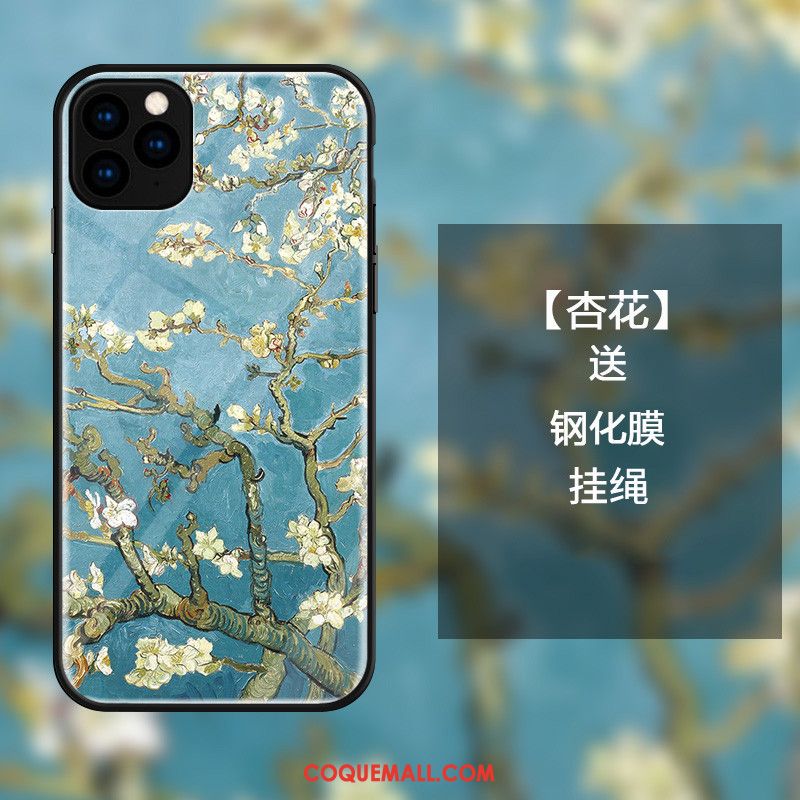 Étui iPhone 11 Pro Art Blanc Incassable, Coque iPhone 11 Pro Téléphone Portable Vert