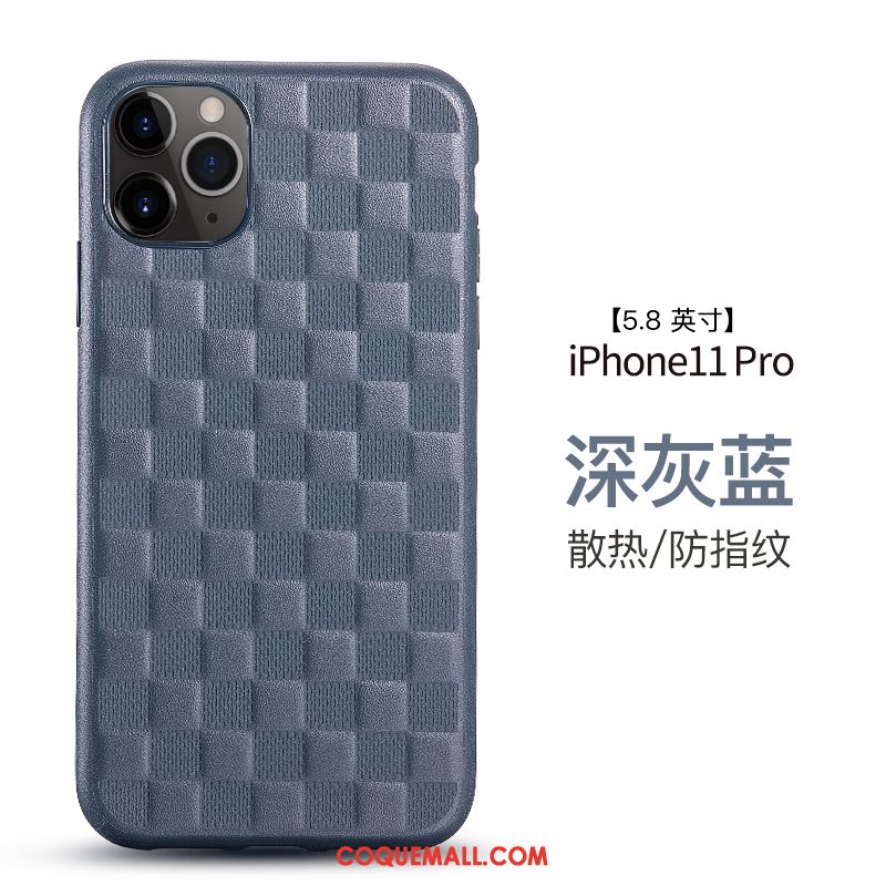 Étui iPhone 11 Pro Business Téléphone Portable Protection, Coque iPhone 11 Pro Silicone Personnalité