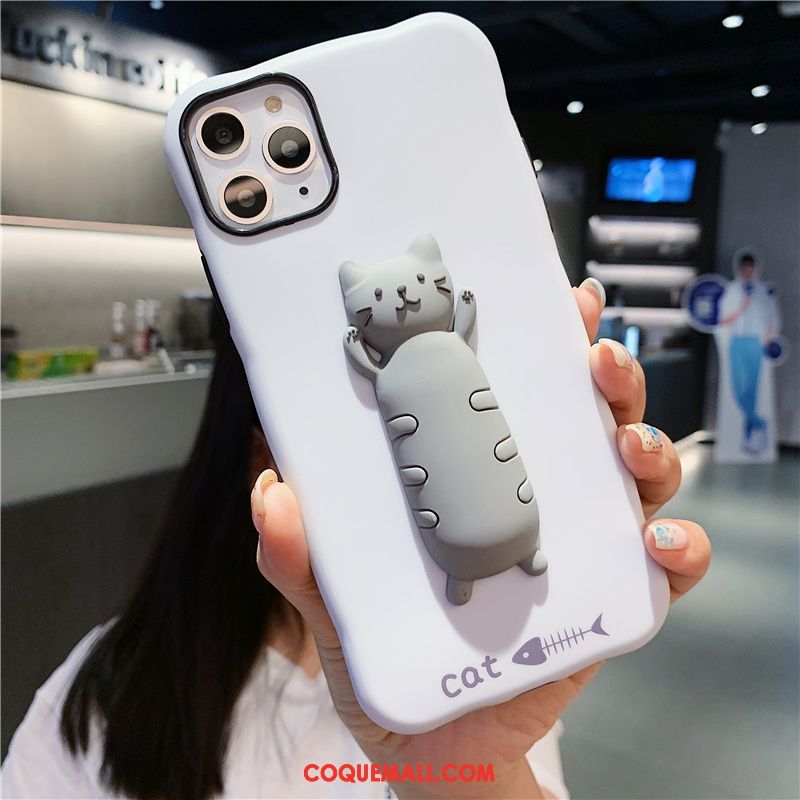 Étui iPhone 11 Pro Créatif Téléphone Portable Nouveau, Coque iPhone 11 Pro Charmant Blanc