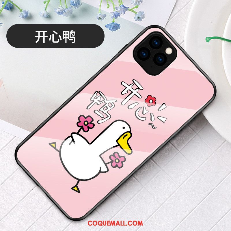 Étui iPhone 11 Pro Dessin Animé Incassable Canard, Coque iPhone 11 Pro Protection Verre