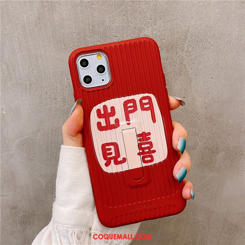 Étui iPhone 11 Pro Dimensionnel Amoureux Tendance, Coque iPhone 11 Pro Créatif Rouge