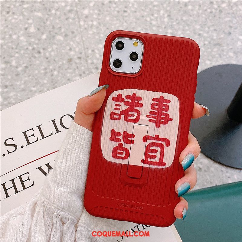 Étui iPhone 11 Pro Dimensionnel Amoureux Tendance, Coque iPhone 11 Pro Créatif Rouge