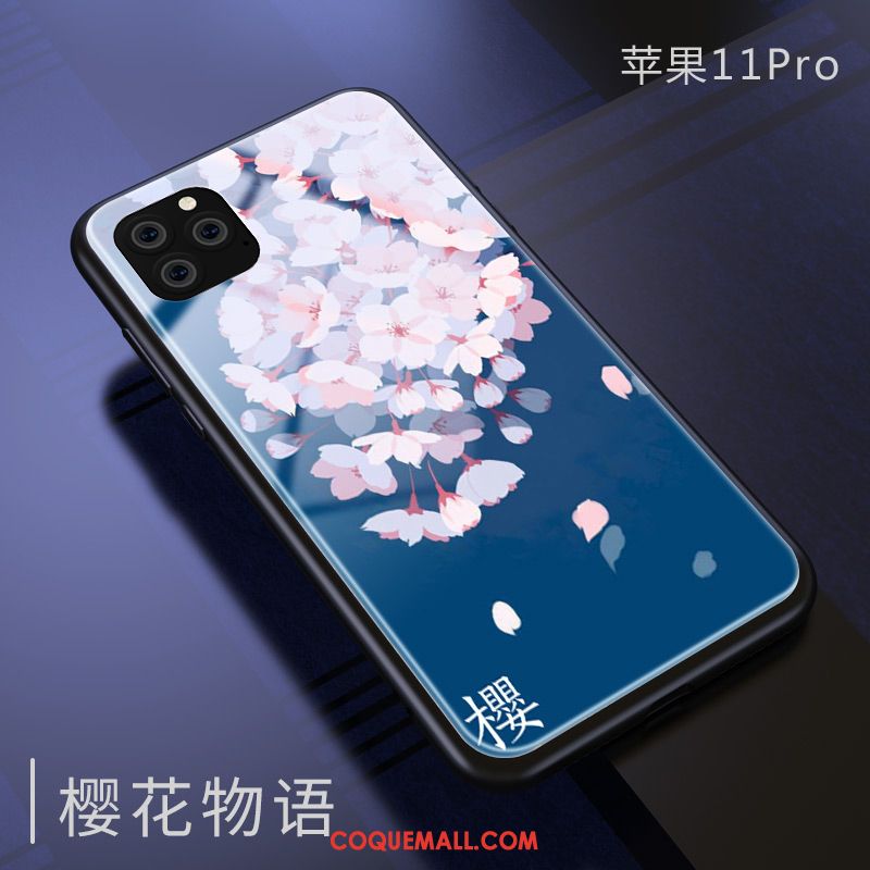 Étui iPhone 11 Pro Marque De Tendance Silicone Tout Compris, Coque iPhone 11 Pro Beau Verre