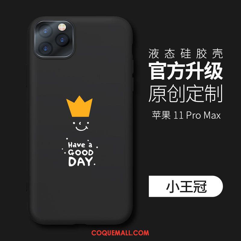 Étui iPhone 11 Pro Max Bleu Téléphone Portable Très Mince, Coque iPhone 11 Pro Max Créatif Silicone