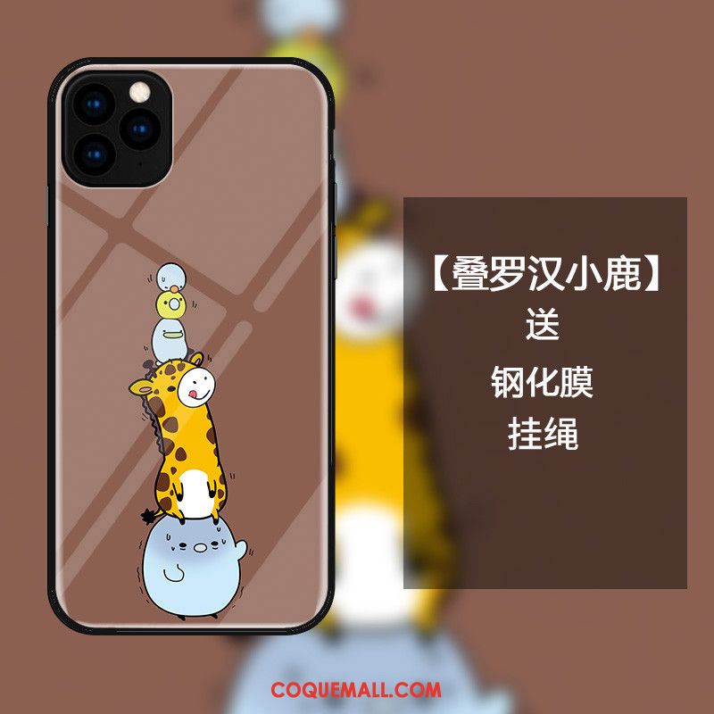 Étui iPhone 11 Pro Max Dessin Animé Téléphone Portable Protection, Coque iPhone 11 Pro Max Tout Compris Incassable