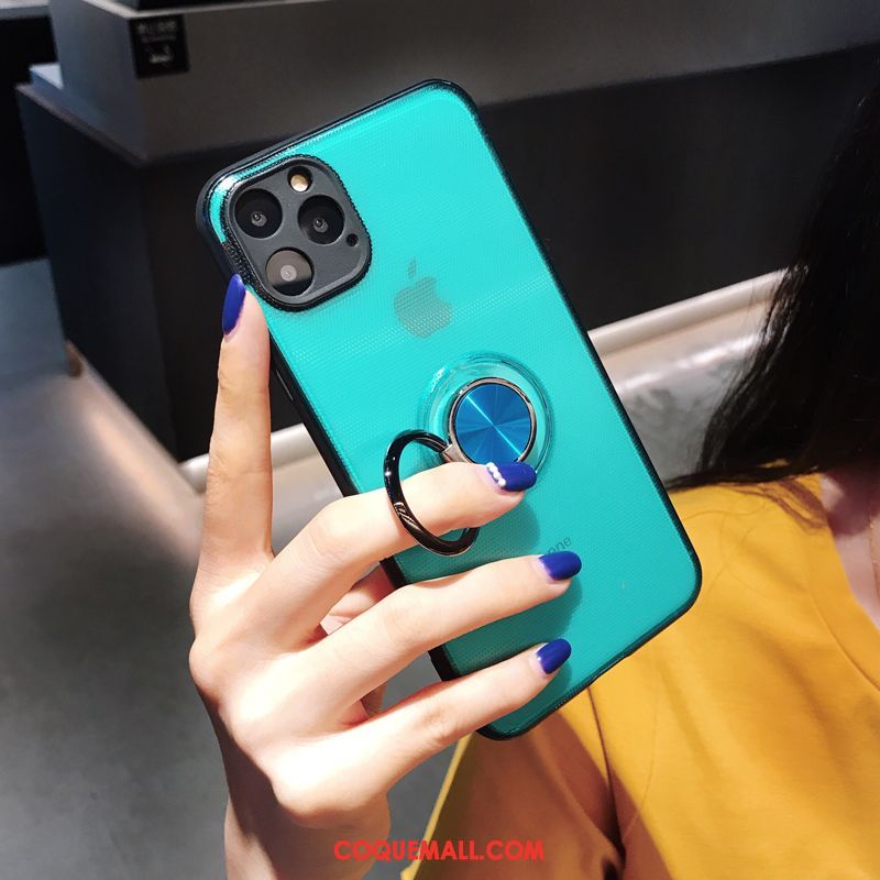 Étui iPhone 11 Pro Max Délavé En Daim À Bord Incassable, Coque iPhone 11 Pro Max Jaune Une Agrafe