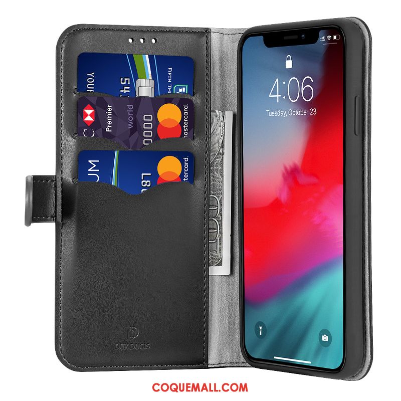 Étui iPhone 11 Pro Max En Cuir Tout Compris Protection, Coque iPhone 11 Pro Max Carte Business