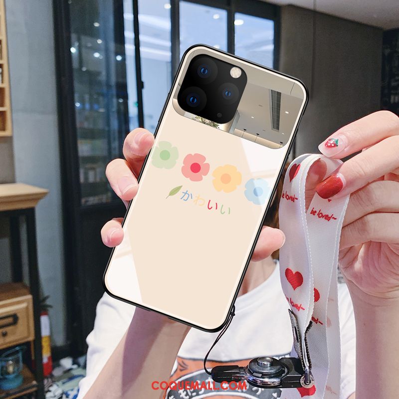 Étui iPhone 11 Pro Max Fleurs Très Mince Tendance, Coque iPhone 11 Pro Max Protection Personnalité