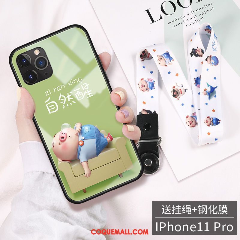 Étui iPhone 11 Pro Max Luxe Vert Petit, Coque iPhone 11 Pro Max Nouveau Tendance