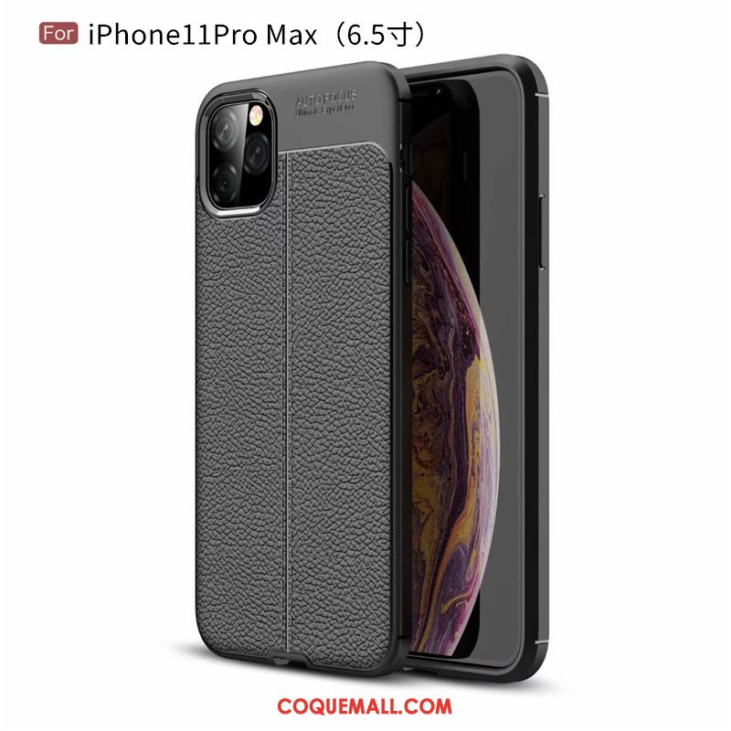 Étui iPhone 11 Pro Max Modèle Fleurie Tendance Téléphone Portable, Coque iPhone 11 Pro Max Fluide Doux Cuir