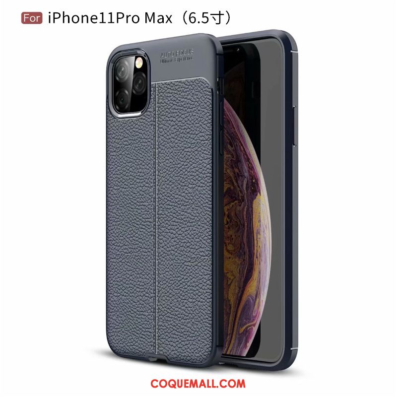 Étui iPhone 11 Pro Max Modèle Fleurie Tendance Téléphone Portable, Coque iPhone 11 Pro Max Fluide Doux Cuir