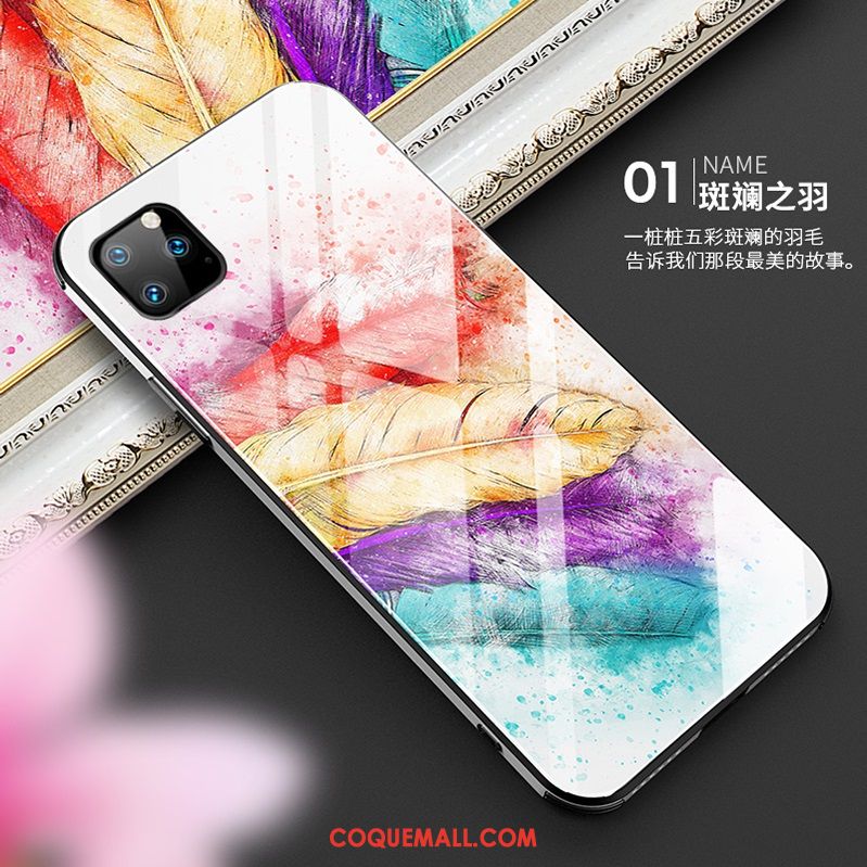 Étui iPhone 11 Pro Max Silicone Marque De Tendance Personnalité, Coque iPhone 11 Pro Max Très Mince Peinture À L'huile