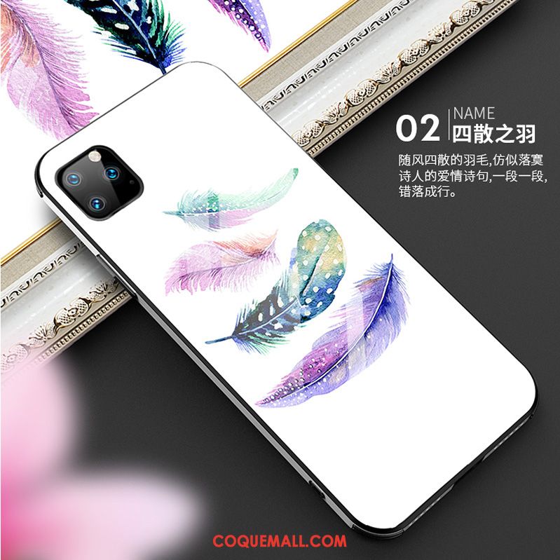 Étui iPhone 11 Pro Max Silicone Marque De Tendance Personnalité, Coque iPhone 11 Pro Max Très Mince Peinture À L'huile