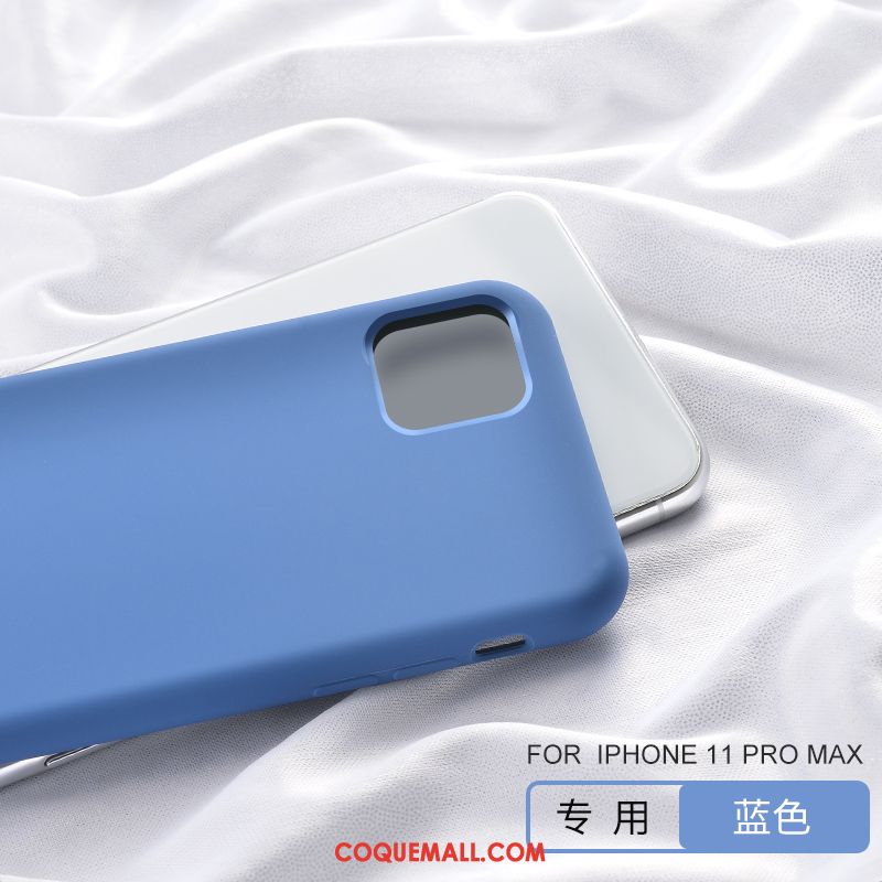 Étui iPhone 11 Pro Max Silicone Personnalité Tout Compris, Coque iPhone 11 Pro Max Simple Rose