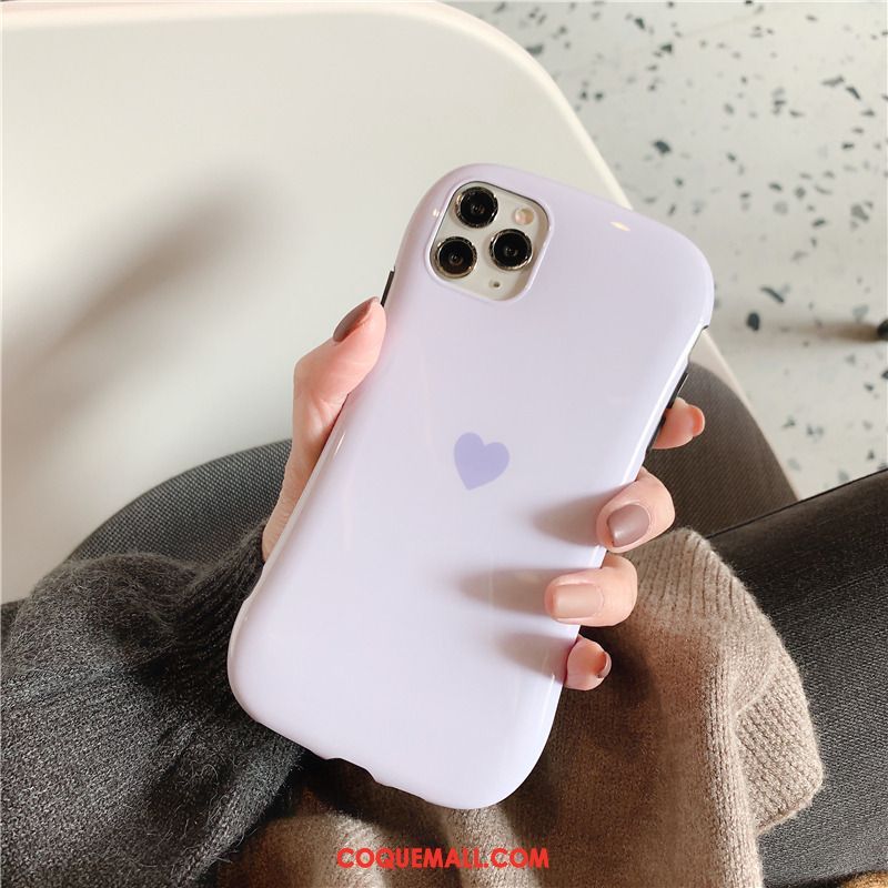 Étui iPhone 11 Pro Max Simple Jaune Amour, Coque iPhone 11 Pro Max Vin Rouge Petit