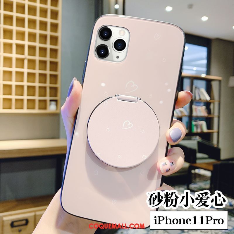 Étui iPhone 11 Pro Max Tendance Rose Personnalité, Coque iPhone 11 Pro Max Téléphone Portable Tout Compris