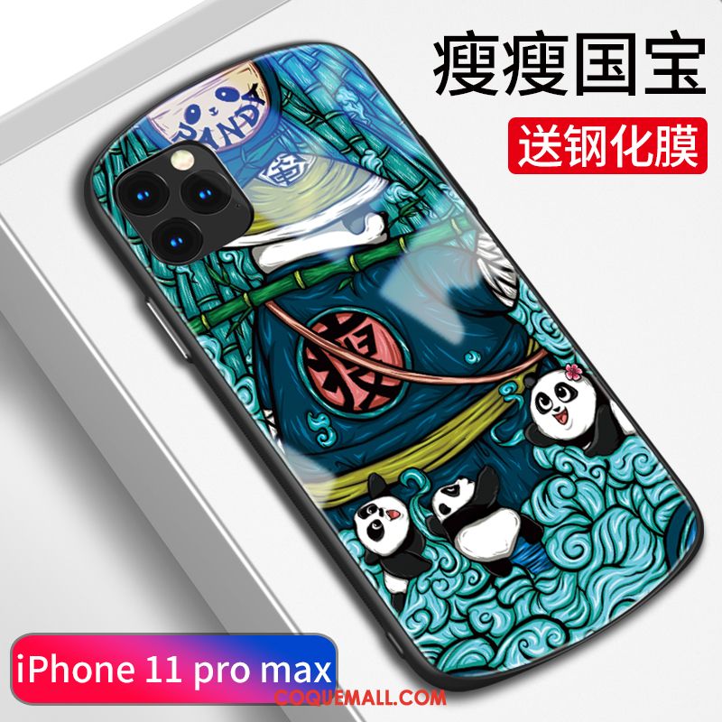 Étui iPhone 11 Pro Max Tout Compris Incassable Très Mince, Coque iPhone 11 Pro Max Téléphone Portable Bleu