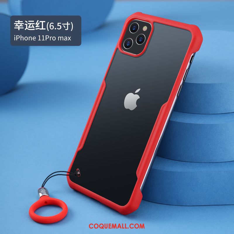 Étui iPhone 11 Pro Max Transparent Luxe Protection, Coque iPhone 11 Pro Max Marque De Tendance Personnalité