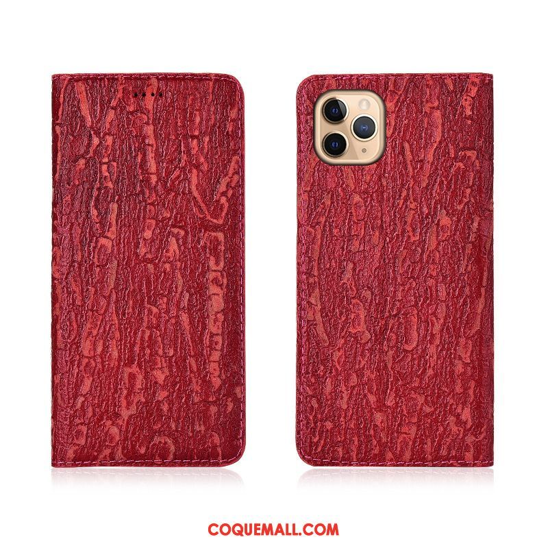 Étui iPhone 11 Pro Max Téléphone Portable Arbres Créatif, Coque iPhone 11 Pro Max Protection Rouge