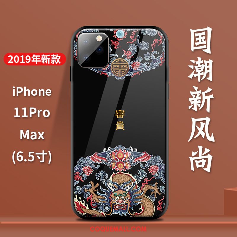 Étui iPhone 11 Pro Max Téléphone Portable Original Noir, Coque iPhone 11 Pro Max Nouveau Marque De Tendance