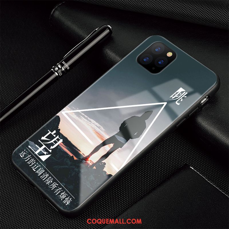 Étui iPhone 11 Pro Max Téléphone Portable Paysage Verre, Coque iPhone 11 Pro Max Protection Simple