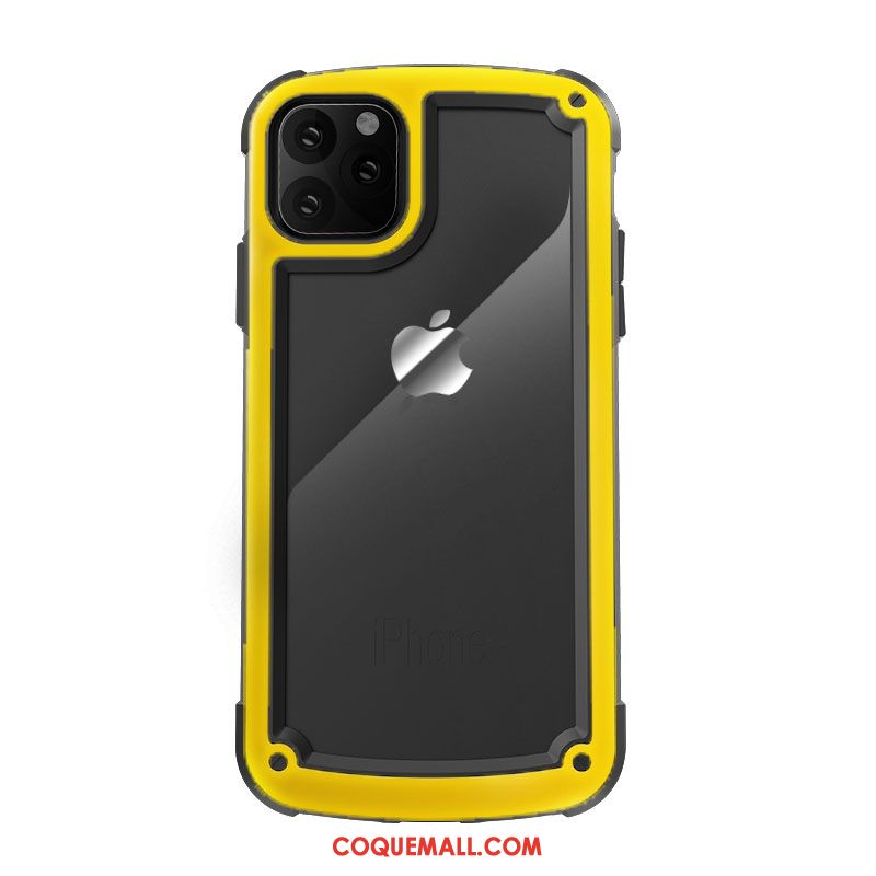 Étui iPhone 11 Pro Max Téléphone Portable Silicone Noir, Coque iPhone 11 Pro Max Nouveau Incassable