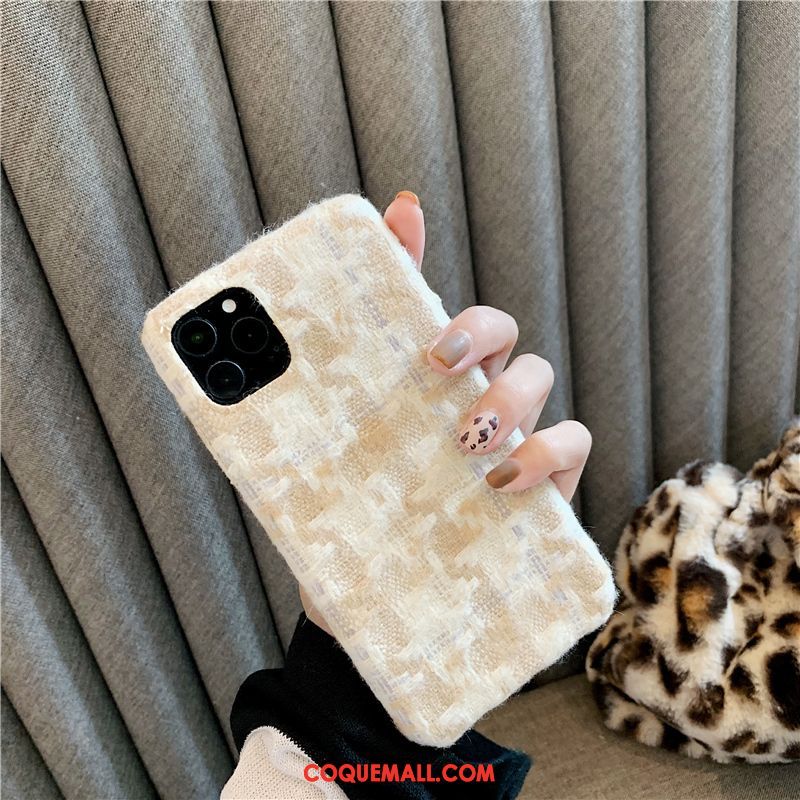 Étui iPhone 11 Pro Mode Flanelle Nouveau, Coque iPhone 11 Pro Incassable Protection