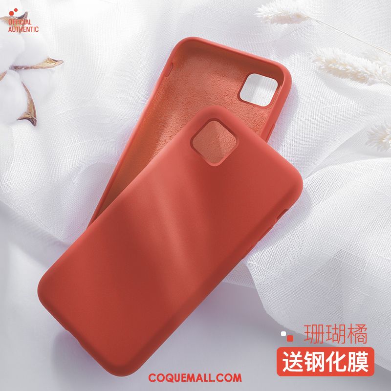 Étui iPhone 11 Pro Net Rouge Incassable Nouveau, Coque iPhone 11 Pro Silicone Téléphone Portable