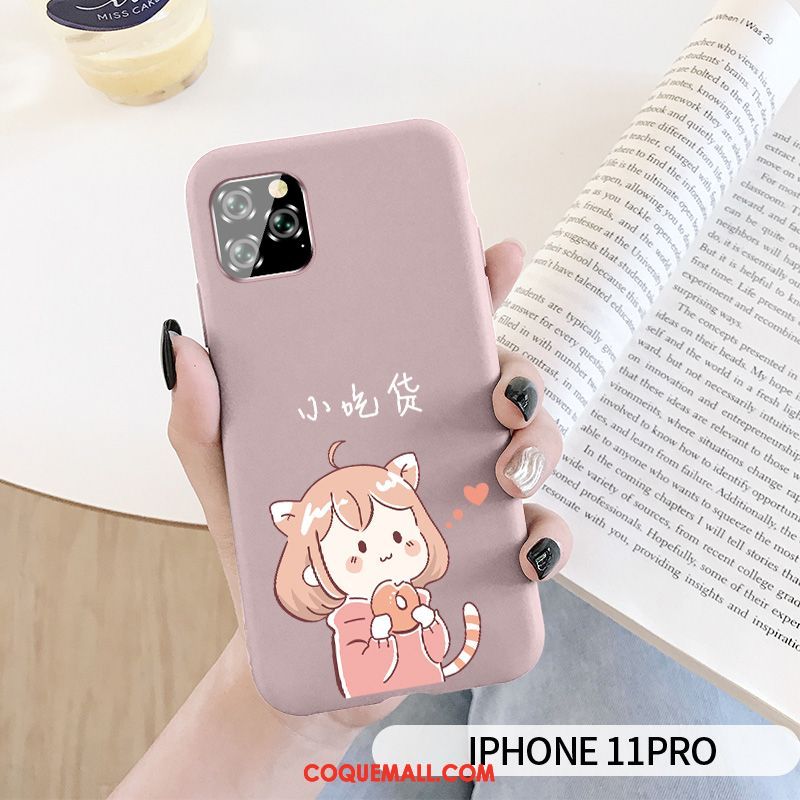 Étui iPhone 11 Pro Nouveau Fluide Doux Très Mince, Coque iPhone 11 Pro Incassable Créatif