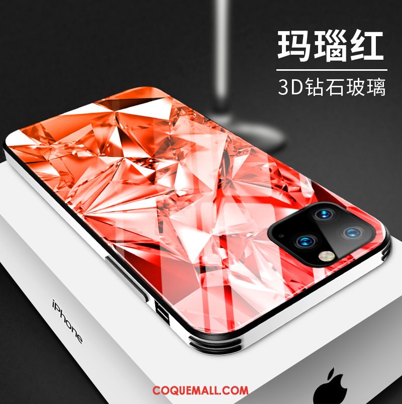 Étui iPhone 11 Pro Nouveau Luxe Net Rouge, Coque iPhone 11 Pro Tout Compris Tendance