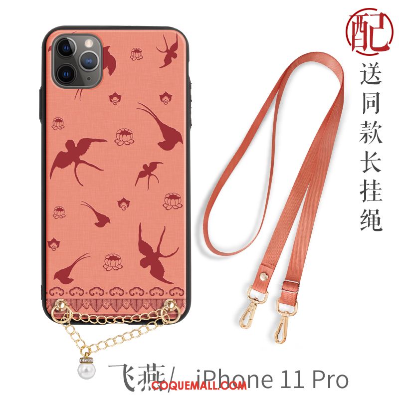 Étui iPhone 11 Pro Ornements Suspendus Nouveau Style Chinois, Coque iPhone 11 Pro Téléphone Portable Incassable