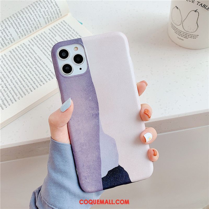 Étui iPhone 11 Pro Personnalité Couture Couleurs Abstrait, Coque iPhone 11 Pro Téléphone Portable Simple