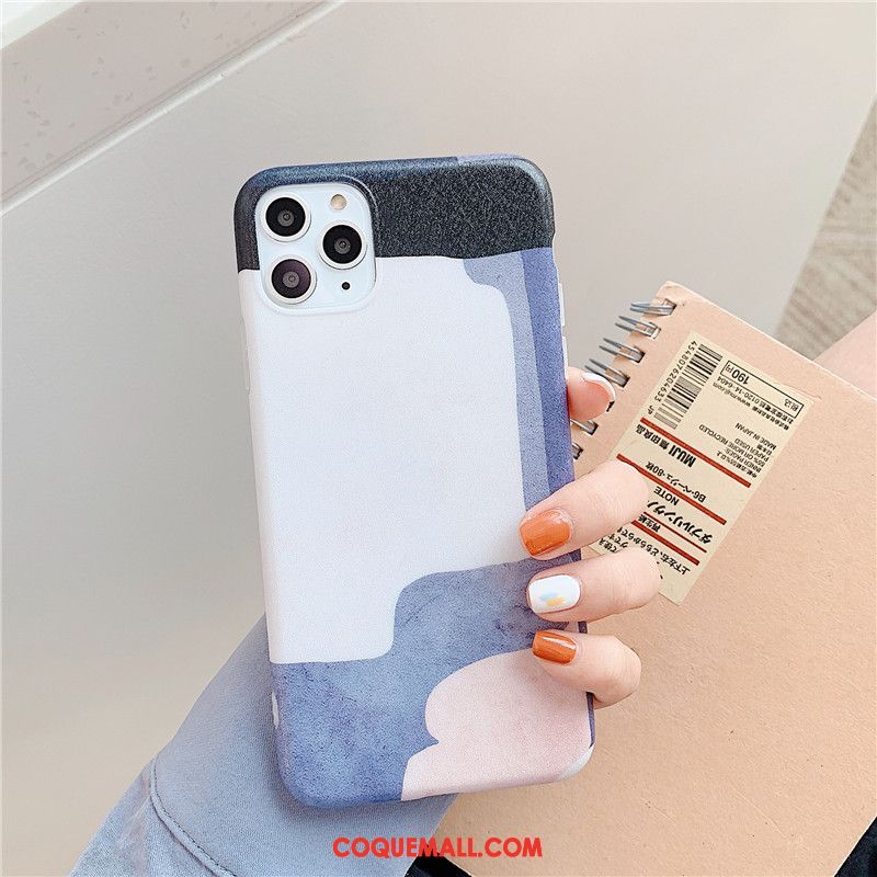 Étui iPhone 11 Pro Personnalité Couture Couleurs Abstrait, Coque iPhone 11 Pro Téléphone Portable Simple