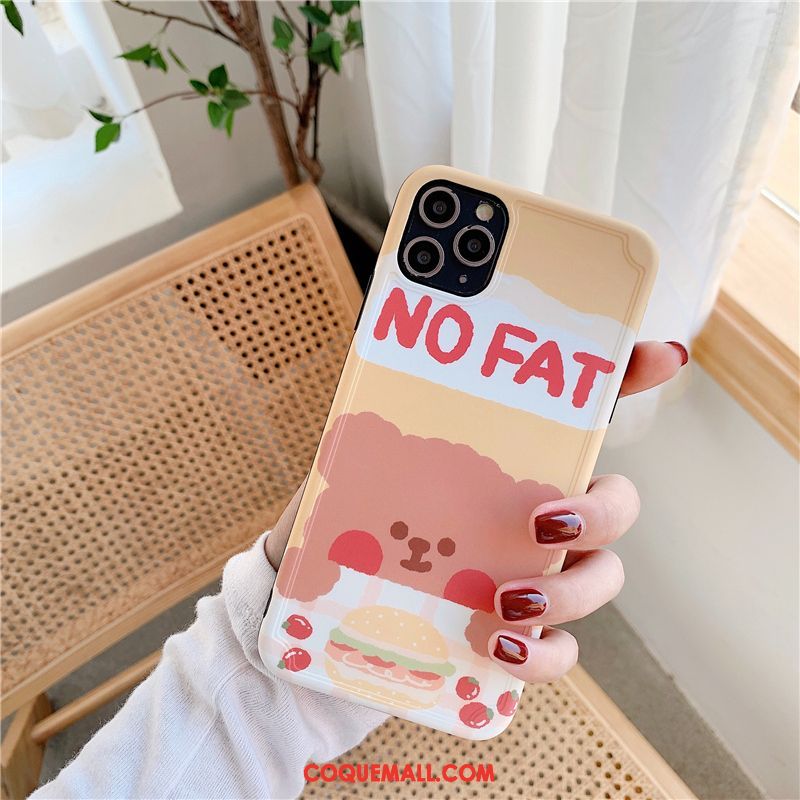 Étui iPhone 11 Pro Personnalité Créatif Ours, Coque iPhone 11 Pro Incassable Dessin Animé