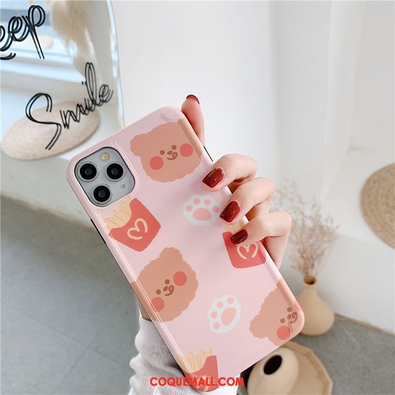 Étui iPhone 11 Pro Personnalité Créatif Ours, Coque iPhone 11 Pro Incassable Dessin Animé