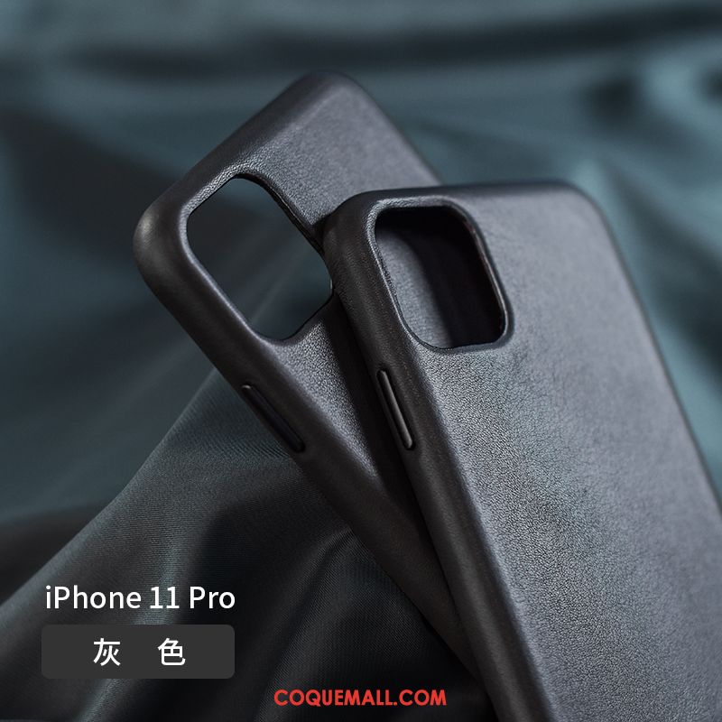 Étui iPhone 11 Pro Protection Marque De Tendance Net Rouge, Coque iPhone 11 Pro Incassable Cuir Braun