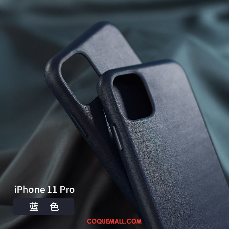 Étui iPhone 11 Pro Protection Marque De Tendance Net Rouge, Coque iPhone 11 Pro Incassable Cuir Braun