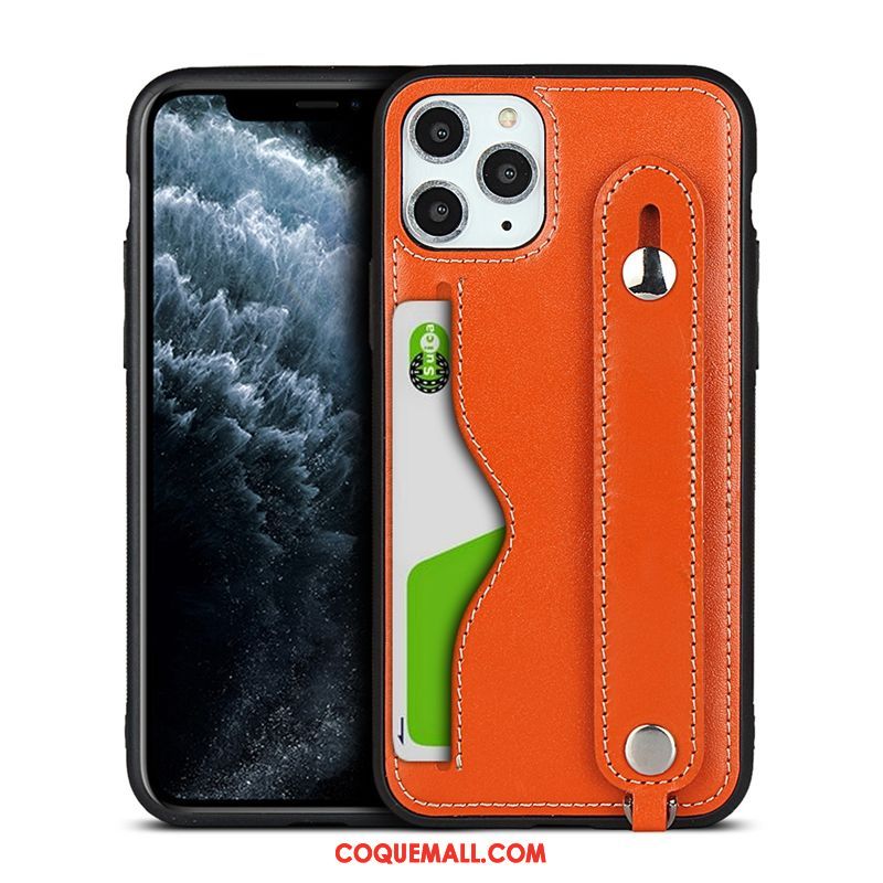 Étui iPhone 11 Pro Qualité Cuir Véritable Support, Coque iPhone 11 Pro Incassable Vert