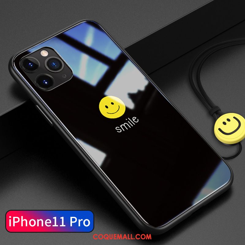 Étui iPhone 11 Pro Tendance Nouveau Verre, Coque iPhone 11 Pro Téléphone Portable Incassable
