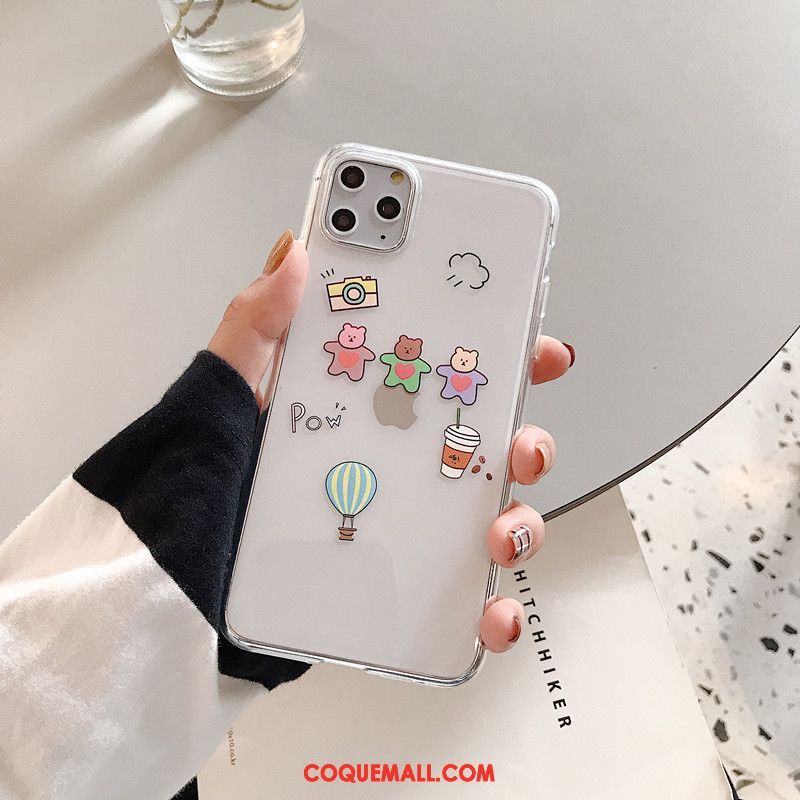 Étui iPhone 11 Pro Tout Compris Dessin Animé Ours, Coque iPhone 11 Pro Petit Tendance