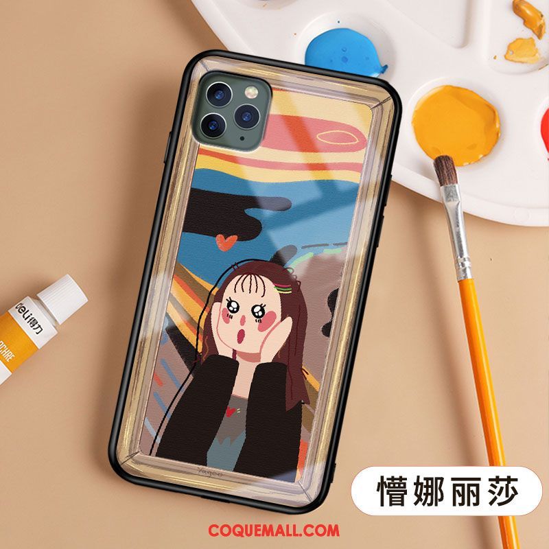 Étui iPhone 11 Pro Tout Compris Silicone Vintage, Coque iPhone 11 Pro Personnalité Téléphone Portable