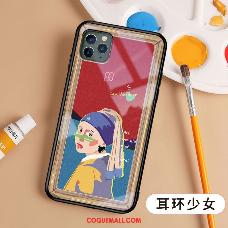 Étui iPhone 11 Pro Tout Compris Silicone Vintage, Coque iPhone 11 Pro Personnalité Téléphone Portable