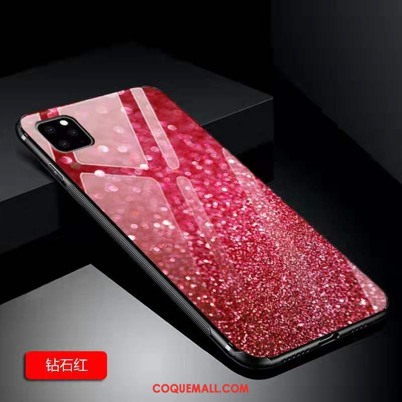 Étui iPhone 11 Pro Très Mince Rouge Mode, Coque iPhone 11 Pro Nouveau Verre