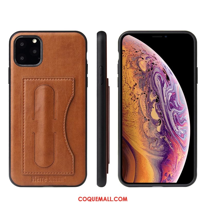 Étui iPhone 11 Pro Téléphone Portable Incassable Protection Contre Les Explosions, Coque iPhone 11 Pro En Cuir Tout Compris